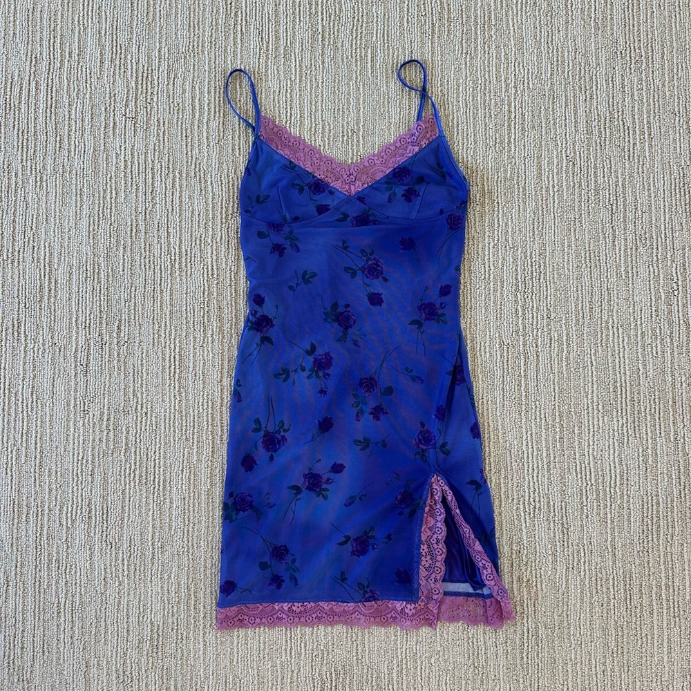 Motel Rocks Mini Lace Trim Dress